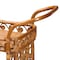 Bali & Pari Diwata Modern Bohemian Natural Brown Rattan Kitchen Cart 242-13499-ZORO - alternate 4